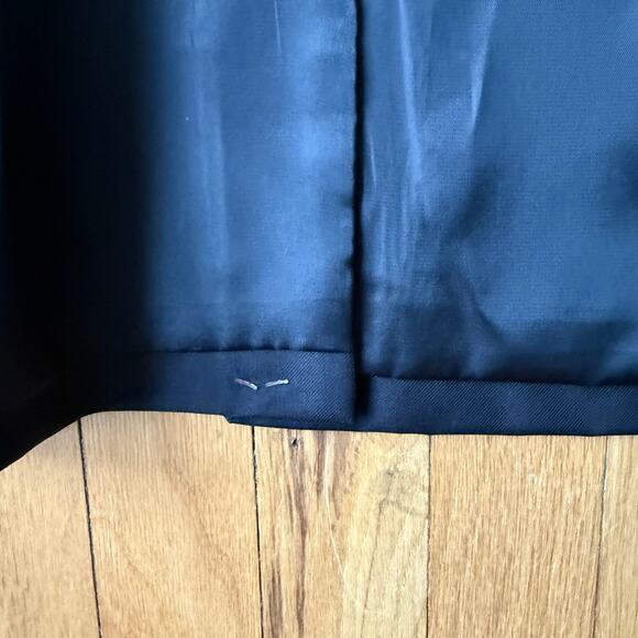 Men’s Mogu Black Double Breasted Suit Jacket Blazer Notched Lapel Size 42 NWT - Picture 13 of 14